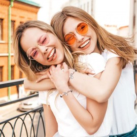 Sister Natural Stone Bracelet With Heart Charm - Meaningful Gift for Birthday, Best Friend, Going Away, Distance, Christmas