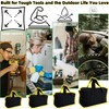 Voyboced 14 Inch Canvas Tool Bag, Small Tool Bag for