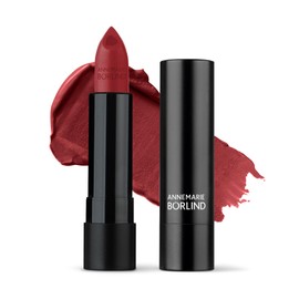 ANNEMARIE BÖRLIND Lips Effective Natural Beauty Lipstick Burgundy (4 ml) - Intense Colours & Shine with Nourishing Effect, Hyaluronic Moisturises & Smooths, Vegan