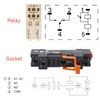 Weasch Power Relay RFT1CO730L, AC 220V Coil, 5 Pin 12A,