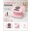 Nail Dryer Fan, 300W Nail Fan for Regular Polish, Pink
