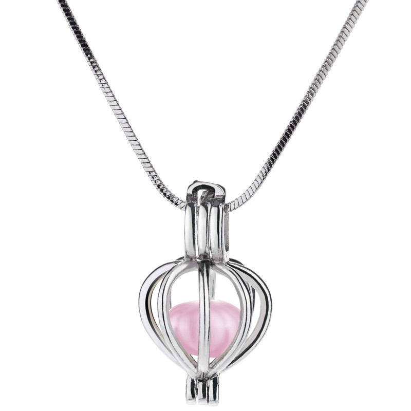 Brubaker Guardian Angel Wish Pearl Necklace, with Pendant and Shell
