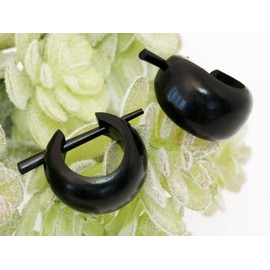 Fly Style® – 1 Pair – Small Creole Earrings Made from Different Woods