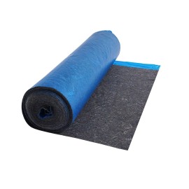 200 Sq. Ft./Roll Heavy Duty Fiber + PE Fil 3 mm Thick Vapor Barrier Attached Laminate Flooring Padding Flooring AccessoriesMaterials: Recycled Fiber, number of volumes: 1 Roll