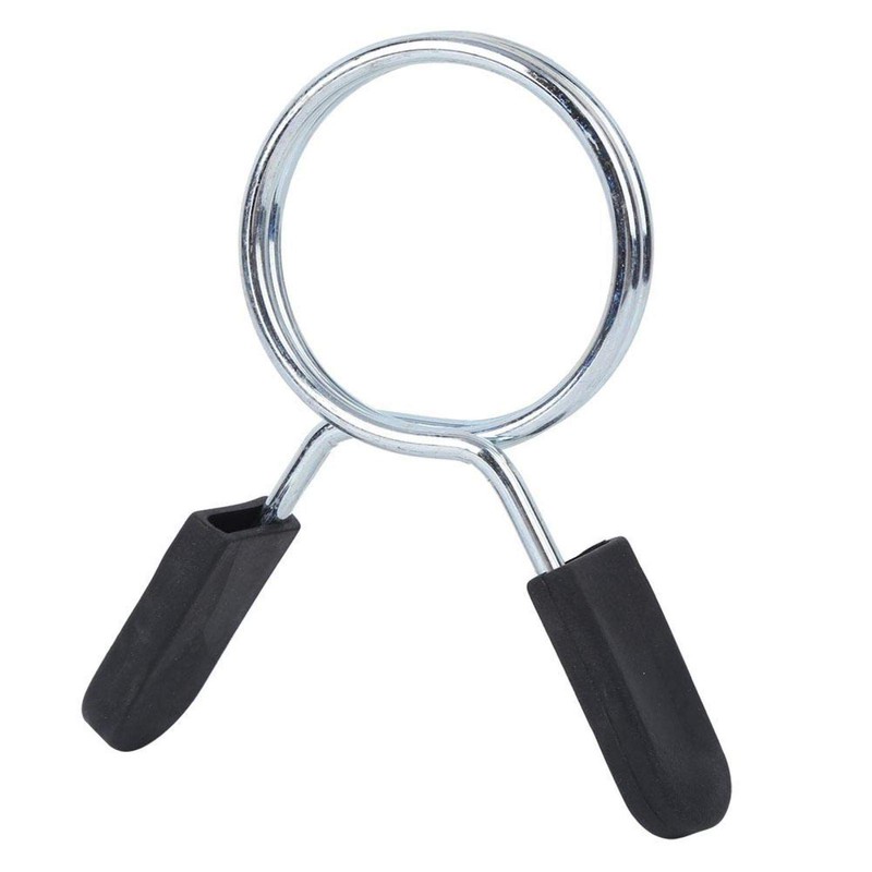 Clip for Barbell Spring, Hard, Rustproof, with Barbell Lock [(4