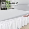 Easy-Going Bed Skirt for Twin or Full Size Bed, 18