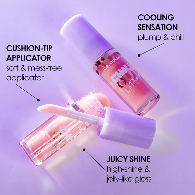 L.A. COLORS Chill Out Lip Plumper, Glassy CLG467