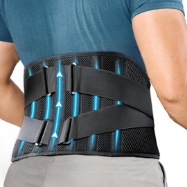 Soporte Lumbar para Hombre y Mujere,faja Lumbar de Doble Compresin Xl                                                                                 