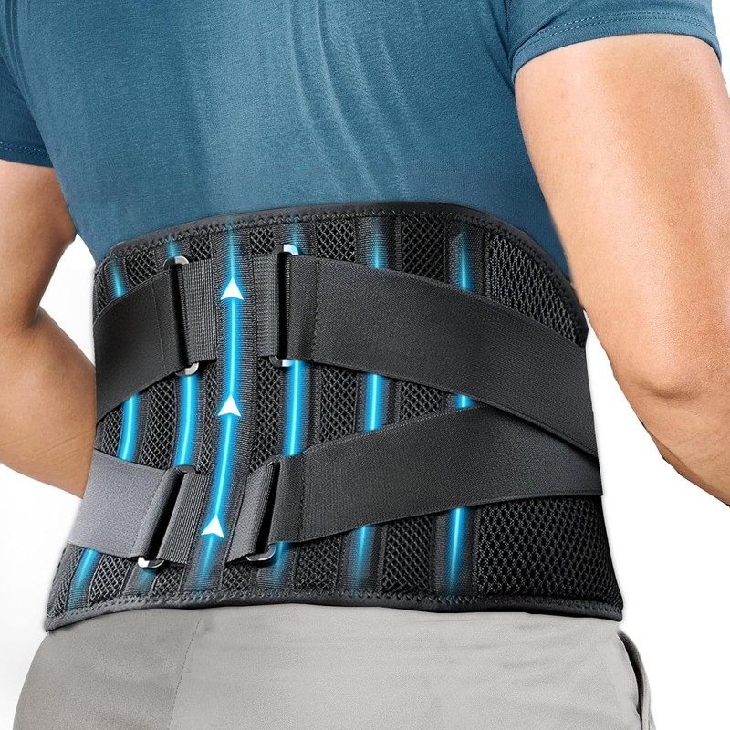 Soporte Lumbar para Hombre y Mujere,faja Lumbar de Doble Compresin