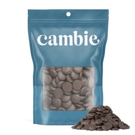 Merckens Dark Chocolate Melting Wafers by Cambie, Dark Melting Chocolate, Candy Melts & Baking Chocolate, 1 lb