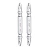 sourcing map 2pcs Magnetic Double Ended Screwdriver Bit 6mm PH2