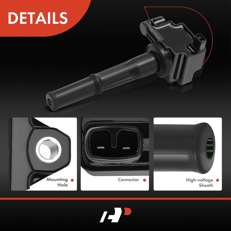 A-Premium 3 Ignition Coils with 3 Wire Compatible with Toyota