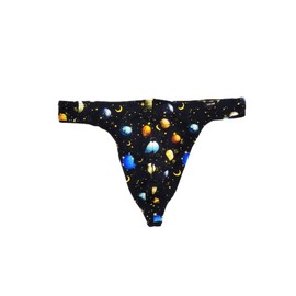 HOM(Om) G-String HOM ASIA Printed Pattern G-String Men's, Black, M