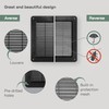 Vent Systems 10" x 10" Inch Black Air Return Vent
