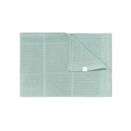 MORI Baby Premium Breathable Bamboo-Cotton Blanket in Mint – Ideal for Swaddling Newborn Boys and Girls – Perfect for Year-Round Comfort – 70 x 100 cm