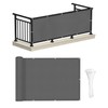LOVE STORY Balcony Privacy Screen 90x600cm - Waterproof Balcony Railing