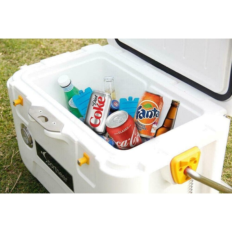 Set of 3 mini ice brick pack block blocks freezer