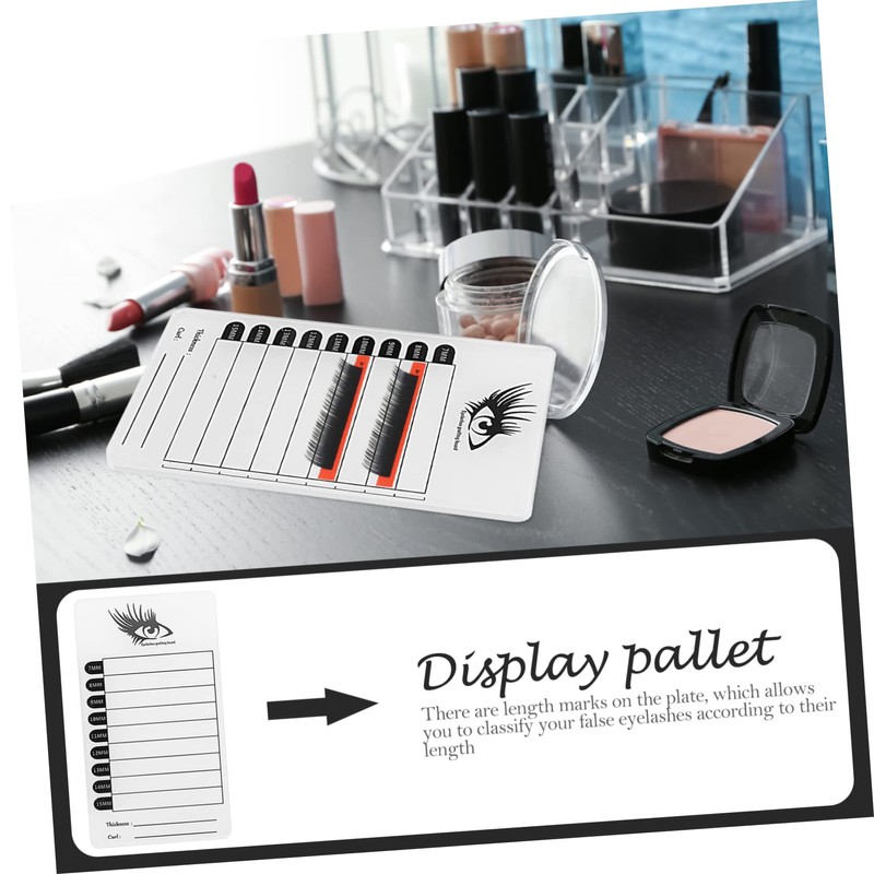 Minkissy 5pcs Diy Lash Extension Kit Acrylic Eyelash Display Pallet