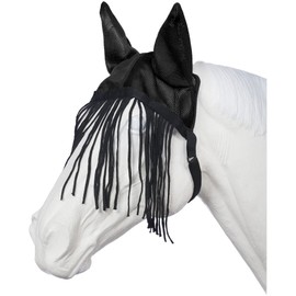 Tough-1 Deluxe Comfort Mesh Fly Veil Black Horse