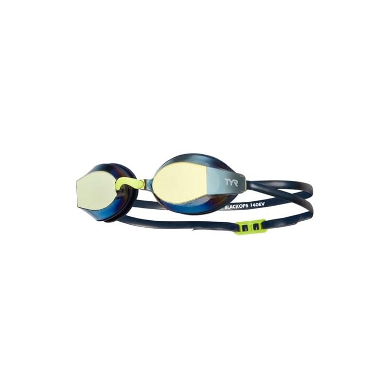 TYR Adults Black Ops 140 EV Mirrored Racing Goggles -