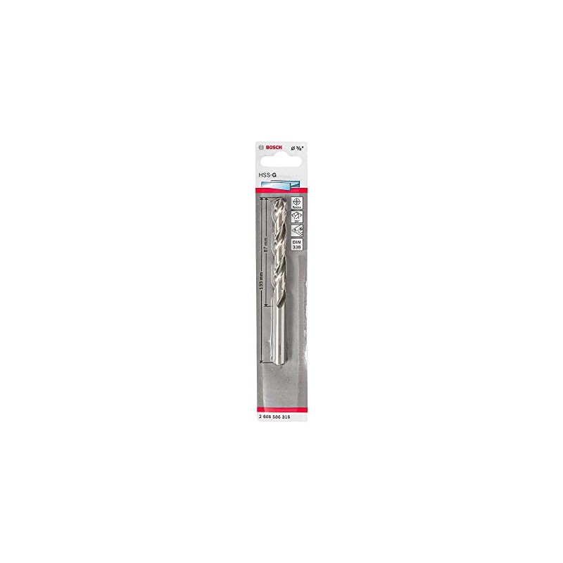 Bosch Broca para Metal HSS-G 3/8"