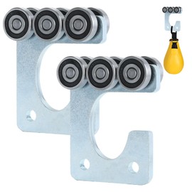 Fuperoo 6-Wheel Trolley Assembly Rollers.Strut Channel Rollers Trolley.for use with 1-5/8" Wide and All 1-5/8" or Taller Strut Channel.