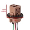 2Pcs T20 7443 1891 Socket Adapter W21/5W LED Bulb Connect