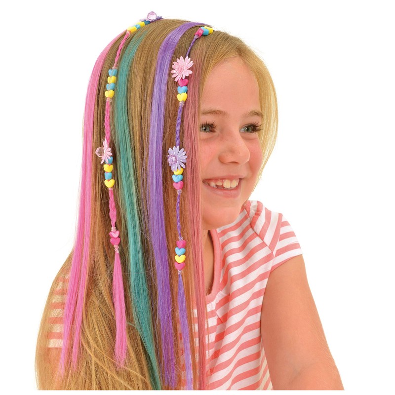 Galt Toys, Fab Hair, Hair Chalk Kit and Extensions for