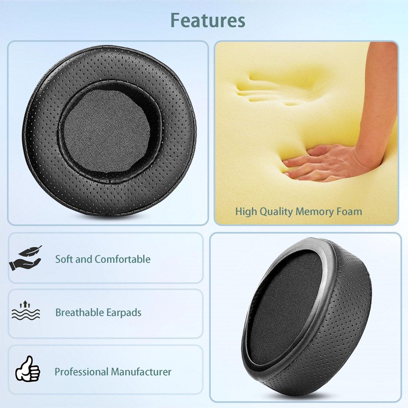 HAIZEEN Ear Pads Compatible with JBL Synchros E50BT Wireless Headphones