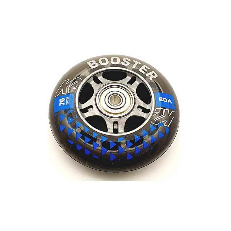 K2 Booster Skate Wheels 8 Pieces 76 mm/80A + ILQ5