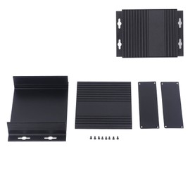 Aluminum Project Box Sandblasting Oxidation Treatment Corrosion Resistant Waterproof Heat Dissipation Case