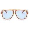 QVKUUT Retro Rectangular Sunglasses for Men and Women Rectangle Retro
