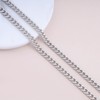 Atentuyi Punk Snake Pendant Necklace Chunky Silver Choker Curb Chain