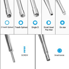 Asasytal Carburetor Adjustment Tool for Common 2 Cycle Small Engine Compatible with Husqvarna Sthil Echo Ryobi Poulan Chainsaw Weed Eater with Carburetor Screwdriver & Cleaning Kits, 14 Pcs