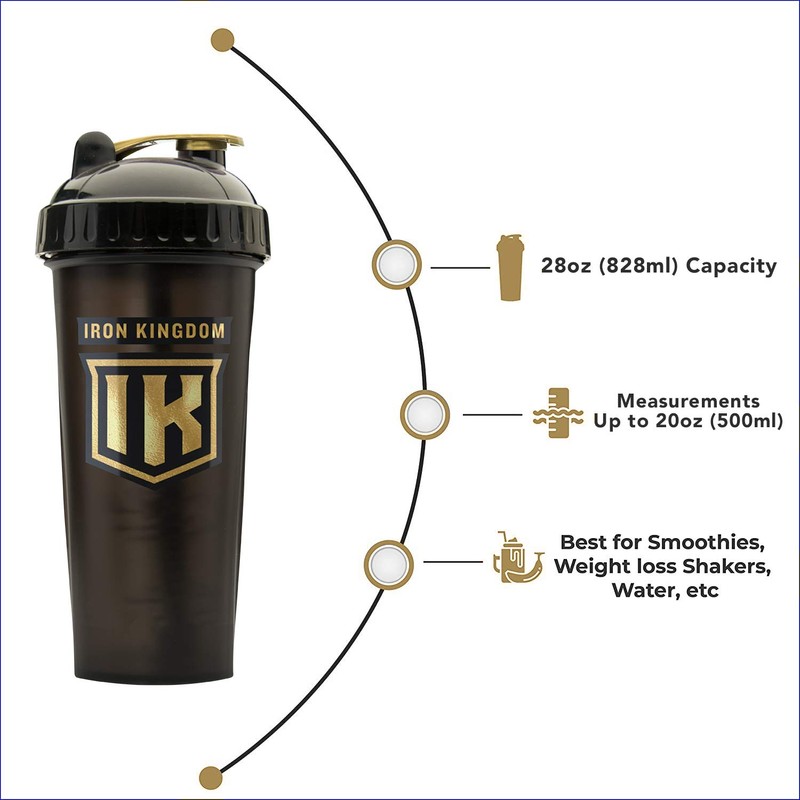 IRON KINGDOM SHAKER CUP: Performa Perfect Shaker Actionrod Mixing Technology,