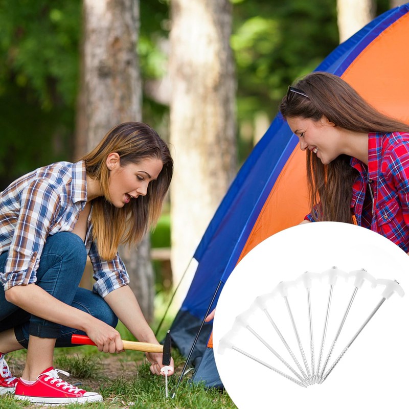 Outanaya Stake Heavy Duty Ground Stakes for Tents 8 Pack