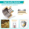 Kicimpro 1/2 to 3/8 Reducer, 3/8 Male to 1/2 Female