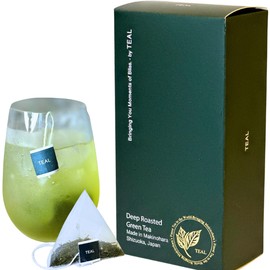 TEAL Green Tea Deep Steamed Tea Tea Bag, 0.1 oz (3 g) x 20 P., Shizuoka Prefecture, Makinohara, Green Tea, Present, Entertainment, Souvenir, Shizuoka Tea Japanese Tea