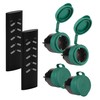 SEC 24 Outdoor Radio Socket Set, 4 Programmable Sockets with