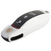 TOMALL Carrera White Metallic Replacement Key Case for Cayenne Panamera
