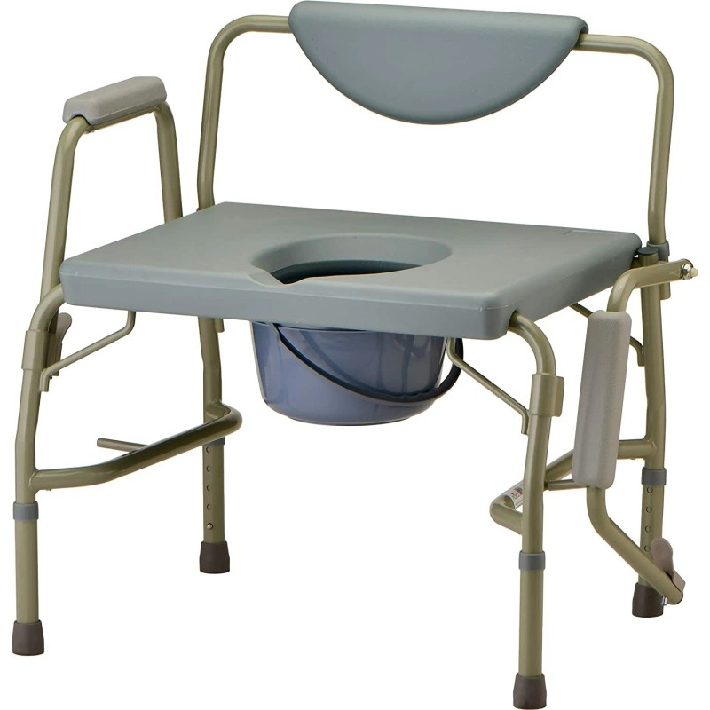 NOVA 500 lb Weight Capacity Heavy Duty Bedside Commode Chair