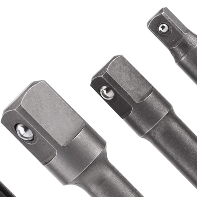 HilBeliFU 4Pcs SDS Plus Adapter Set, 1/4 3/8 1/2in SDS