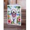 Caroline's Treasures Komondor Luau Greeting Cards Pack of 8 Blank