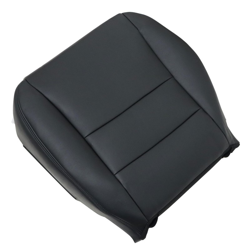 GXARTS Driver Side Bottom Replacement Leather Seat Cover Black Compatible