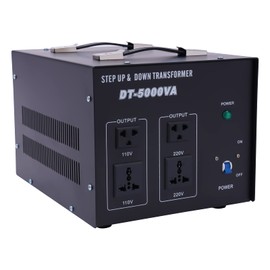 Variac Transformer TBVECHI 4000W Transformer Variac Variable Step Up/Down, 110V to 220V/220V to 110V Power Converter, Circuit Breaker Protection, CE Certified