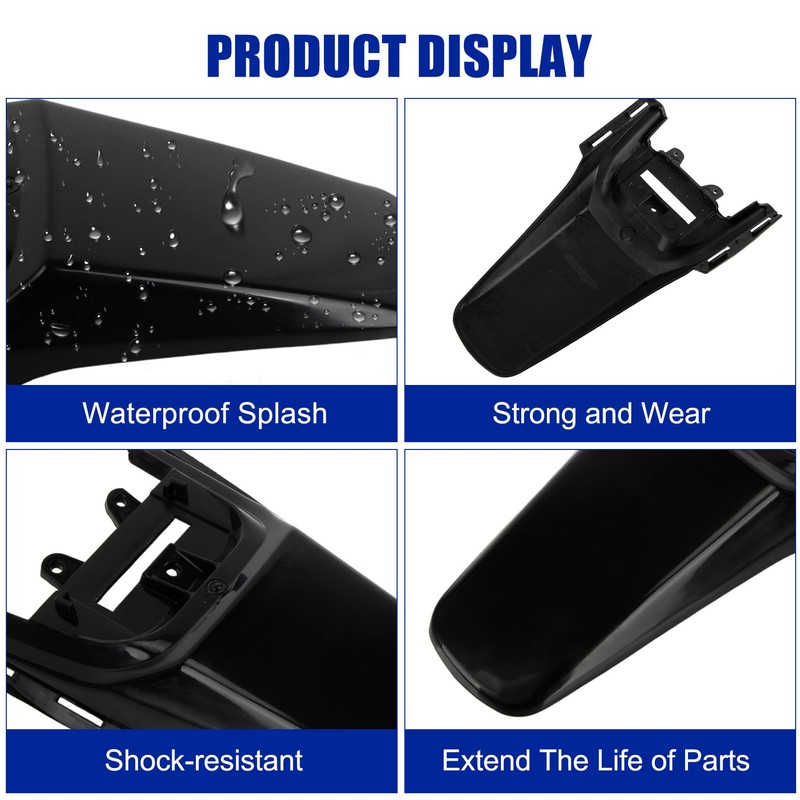 PSLER Motorcycle Rear Mudguard Fit for CRF50 XR50 110 125CC