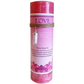 Paths of Spirit Rose Quartz Love Candle