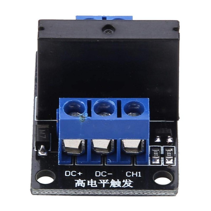 Solid State Relay Module, 1-Channel DC 5/12V High Level Trigger