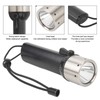 Diving Flashlight Black Dive Light 200lm 328ft IP68 Waterproof Compact
