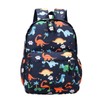 Xumann Dinosaur Backpack for Boys, Canvas Toddler Boy Backpack, Baby